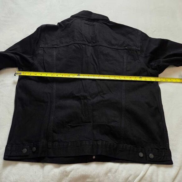 New 2X 3X Men's Levi's Trucker jean jacket in Berkman black denim - Picture 7 of 9